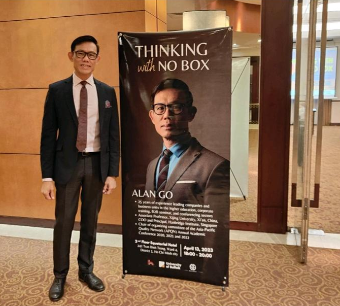 Dr. Alan Go — Thinking Without Box event